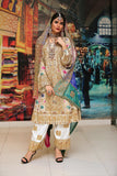 White Bridal Balochi Hand Work, Pakistani Wedding Dress